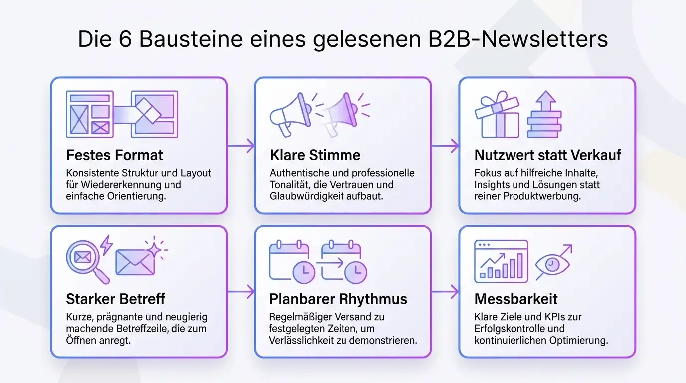 Infographic: building blocks of an effective B2B newsletter